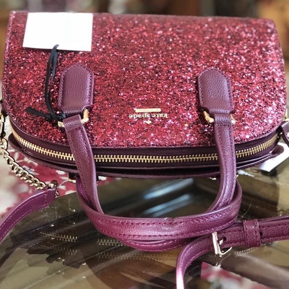 ❤️ NWT Kate Spade Glitter Crossbody Satchel - Picture 5 of 8